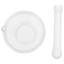 2Sets Transparentes Labor Mörser Set Aus Glas Mit Robustem Stößel