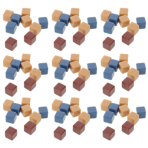 450Pcs Lightweight Acrylic Blank Cubes for Educational Games 1