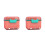 2Sets Luftdichter Milchpulver Behälter, Rosa, Tragbar, Multifunktional 7