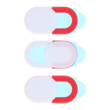 6Stk Rote Webcam Cover ABS Schutzfolie Für Laptop Handy Tablet