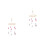 2Pièces Mobile Berceau Rose En Bois Avec Décoratives 7