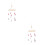 2Pièces Mobile Berceau Rose En Bois Avec Décoratives 5