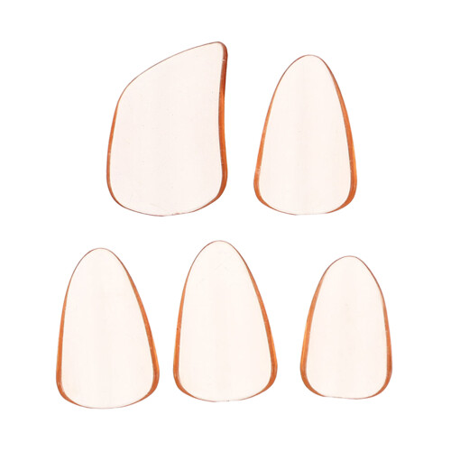 10Pcs Practical Guzheng Finger Picks Light Yellow Nail Covers 2