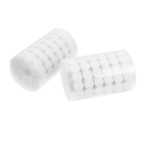 2000Paires Cercles Auto Adhesifs Nylon Points Accrocheurs