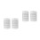 2000Paires Cercles Auto Adhesifs Nylon Points Accrocheurs 7