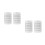 2000Paires Cercles Auto Adhesifs Nylon Points Accrocheurs 3