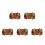 5Pièces Coffrets Puzzle Bois Violet, Jeu Mental Complexe Pour Enfants 10