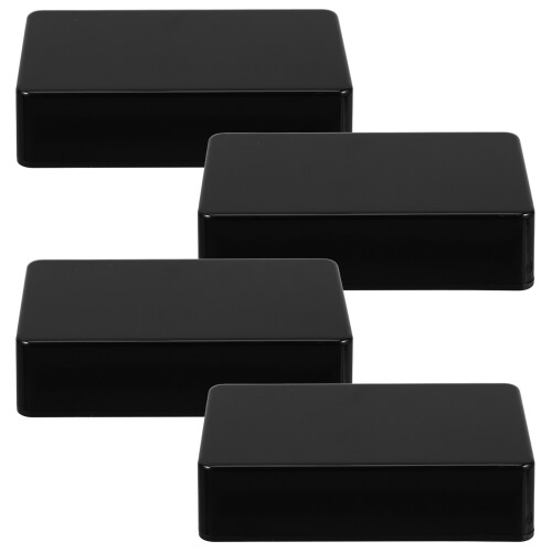 16Pièces Boîtes De Rangement Noires ABS Boîtes Cachées Pour 2