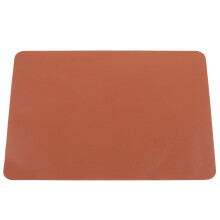2Pièces Tapis De En Cuir Marron Pour Souris Ergonomique