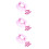 600Pièces - Rose Jetable Plastique Douche 4