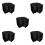 5Pièces Adaptateurs Raccords Aluminium Marron Coudes 65 4