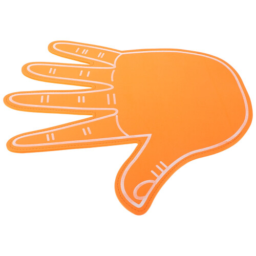 5Pièces Props Cheering Orange Eva Main Pour Animations Sport 1