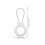 4Pièces Étuis Tracer Blancs Solides Pièce Acier Durable Usage Décor 11