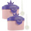 4Pièces -Poudre Lait Bébé Violet PP Sécurisé Pour Voyage 1