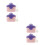 4Pièces -Poudre Lait Bébé Violet PP Sécurisé Pour Voyage 9