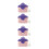 4Pièces -Poudre Lait Bébé Violet PP Sécurisé Pour Voyage 4