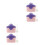 4Pièces -Poudre Lait Bébé Violet PP Sécurisé Pour Voyage 10