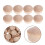 300Pièces Bouchons Bois Couvrant Trous Khaki Design 10