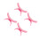 4Pièces Support Main Plastique Rose Ergonomique Pour Nail Tech 6