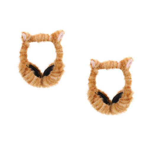2Pièces Cache-Oreilles Hiver En Khaki Unisexe Pour Enfants 2