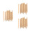300Pièces Crayons De Score Golf Bois Mini Usage Polyvalent 6