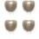 4Pièces Barbe Et Réalistes En Accessoires Costume 4
