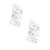 10Pièces Boucles Acier Serrées Ceinture Snorkeling Argent 8
