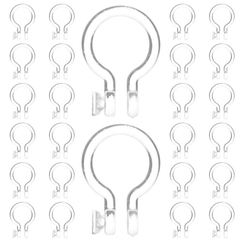 250Pièces De Nez Clip Silicone Transparent Sans Perçage DIY