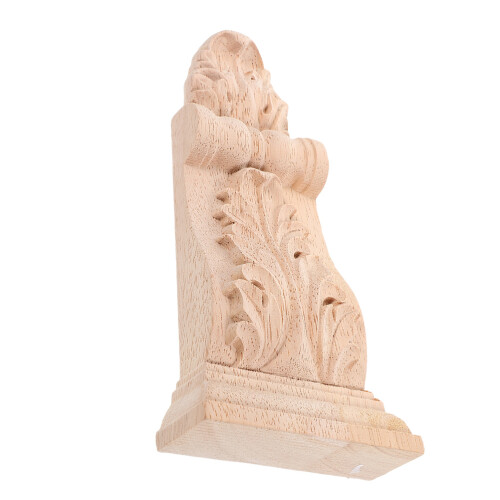 5Pièces Corbeaux Décoratifs En Bois Durable Khaki Style Classique 1