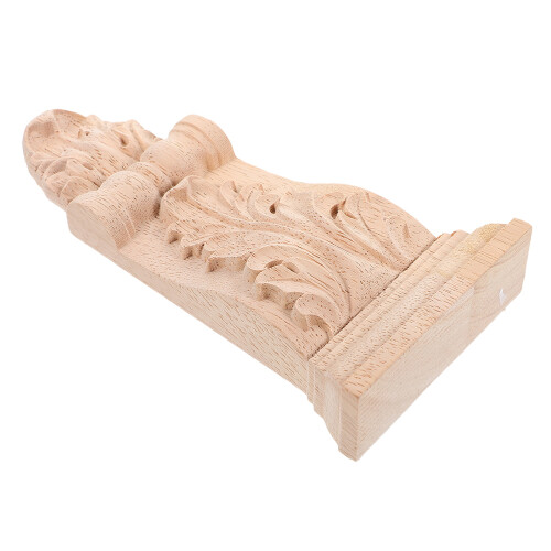 5Pièces Corbeaux Décoratifs En Bois Durable Khaki Style Classique 2