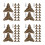 160Pièces Protège-Angle Marron Pour Décoratifs Vintage 10