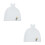 2Pièces Chapeau Oreilles Doublure Chaude 10