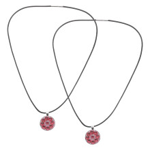 2Pièces Collier Golf Femme Avec Clip Chapeau Coloré Élégant