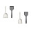 4Pièces Pelle Nettoyage Chat Usage Couleurs Assorties PP 8