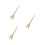 3Pièces Bâtons Jonglage Bois Beige Facile Débutants 10