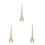 3Pièces Bâtons Jonglage Bois Beige Facile Débutants 8