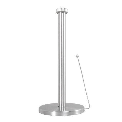 2Pièces Support Papier Acier Inoxydable Argent Salon Cuisine