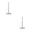 2Pièces Support Papier Acier Inoxydable Argent Salon Cuisine 6