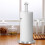 2Pièces Support Papier Acier Inoxydable Argent Salon Cuisine 10