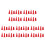 60Pièces Scelleurs Plastiques Rouges Embouts Universels Caulking 8