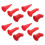 60Pièces Scelleurs Plastiques Rouges Embouts Universels Caulking 3