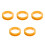 5Pièces Clips Anneaux ABS Orange Pour De Lit 7