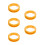 5Pièces Clips Anneaux ABS Orange Pour De Lit 4