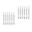 12Pièces Contour Sourcils Noir Anti-Bavure Multiusage 5