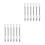 12Pièces Contour Sourcils Noir Anti-Bavure Multiusage 10
