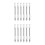 12Pièces Contour Sourcils Noir Anti-Bavure Multiusage 4