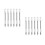 12Pièces Contour Sourcils Noir Anti-Bavure Multiusage 9