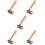 5Pièces Rouleaux Brayer Artisanat Bois Caoutchouc 10