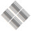 200Pièces Brosse Jetable Yeux Précise Fibres Douces Noires 9