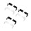 6Paires Organiseur Mural Bâtons Baseball Durable Polyvalent 7